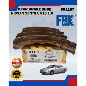 Rear Brake Shoe Set-Nissan Bluebird U11 M910-Sentra N16 1.6-FBK-FK1167