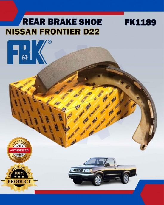 Rear Brake Shoe Set-Nissan Frontier D22-FBK-FK1189 Brake System image