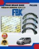 Rear Brake Shoe Set-Nissan Serena C24 2.0-FBK-FK1193 Brake System image