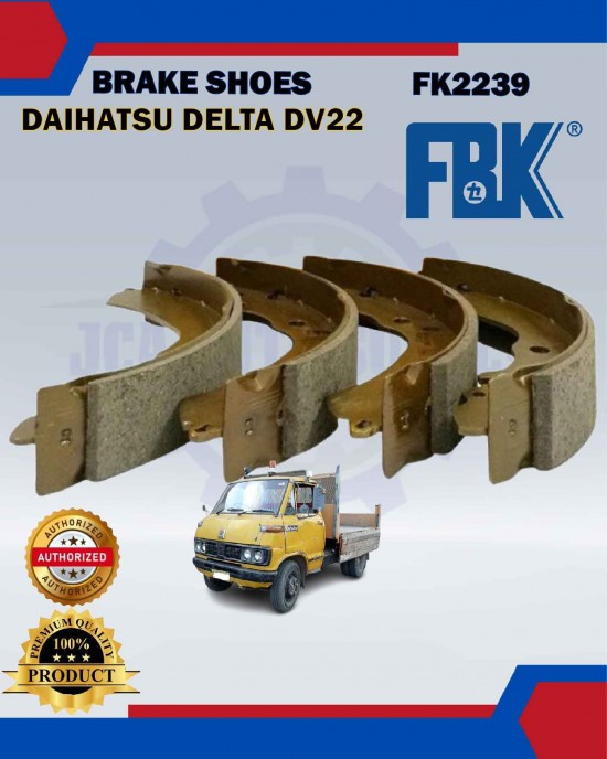 Front and Rear Brake Shoe-Daihatsu Delta DV22 DV24 DV57 DV67-FBK-FK2239 Brake System image