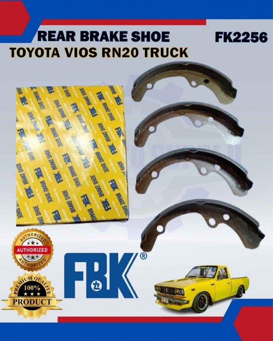 Rear Brake Shoe Set-Toyota Hilux RN20 Truck-FBK-FK2256 Brake System image