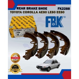 Rear Brake Shoe Set-Toyota Corolla AE80 LE80 EE80-FBK-FK2288