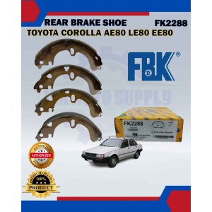 Rear Brake Shoe Set-Toyota Corolla AE80 LE80 EE80-FBK-FK2288