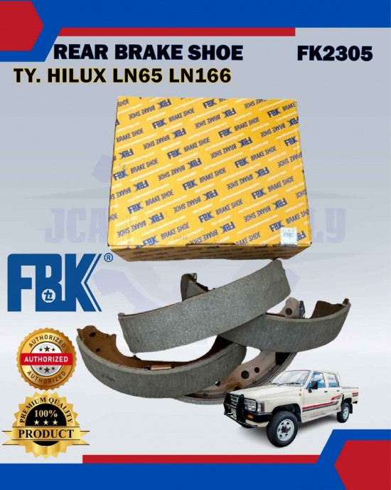 Rear Brake Shoe Set-Toyota Land Cruiser LN106-Hilux LN65 LN166 LJ79-FBK-FK2305 Brake System image