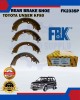 Rear Brake Shoe Set-Toyota Innova-Hilux KUN25 (4X2)-Unser KF80-FBK-FK2335P Brake System image