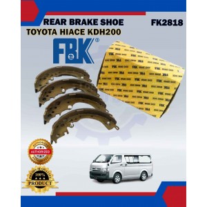 Rear Brake Shoe Set-Toyota Hiace KDH200-FBK-FK2818