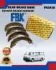 Rear Brake Shoe Set-Toyota Hiace KDH200-FBK-FK2818 Brake System image