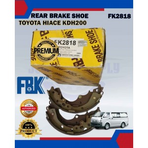 Rear Brake Shoe Set-Toyota Hiace KDH200-FBK-FK2818