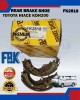 Rear Brake Shoe Set-Toyota Hiace KDH200-FBK-FK2818 Brake System image