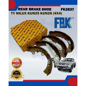 Rear Brake Shoe-Toyota Hilux KUN25 KUN26 (4X4)-GUN125-FBK-FK2837