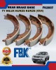 Rear Brake Shoe-Toyota Hilux KUN25 KUN26 (4X4)-GUN125-FBK-FK2837 Brake System image