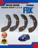 Rear Brake Shoe-Suzuki Swift 1.3 1.5-FBK-FK9808 Brake System image