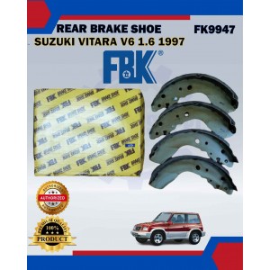 Rear Brake Shoe-Suzuki Vitara V6 1.6 1997-FBK-FK9947