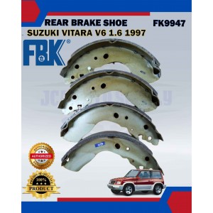 Rear Brake Shoe-Suzuki Vitara V6 1.6 1997-FBK-FK9947