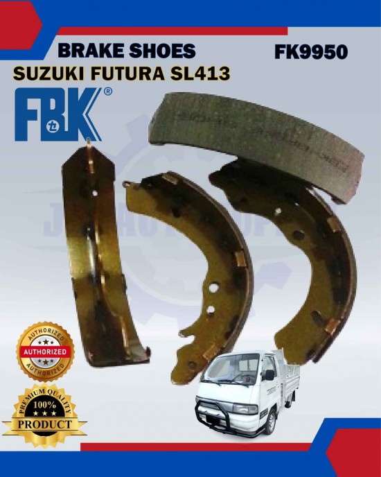 Rear Brake Shoe-Suzuki Futura SL413-FBK-FK9950 Brake System image