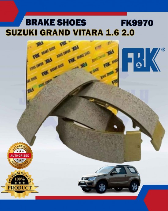 Rear Brake Shoe-Suzuki Grand Vitara 1.6 2.0-FBK-FK9970 Brake System image