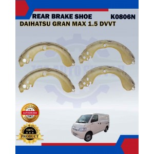 Rear Brake Shoe Set-Daihatsu Gran Max 1.5 DVVT-K0806N