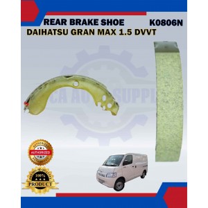 Rear Brake Shoe Set-Daihatsu Gran Max 1.5 DVVT-K0806N