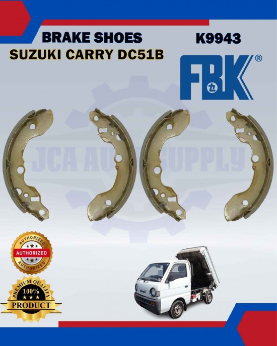 Rear Brake Shoe-Suzuki Carry DC51B DE51T 1.0-FBK-K9943 Brake System image