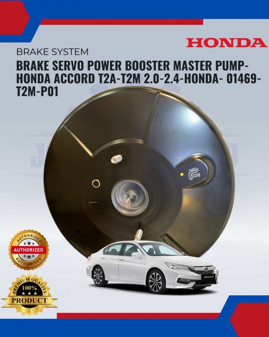 Brake Servo Power Booster Master Pump-Honda Accord T2A-T2M 2.0-2.4-HONDA- 01469-T2M-P01 Brake System image