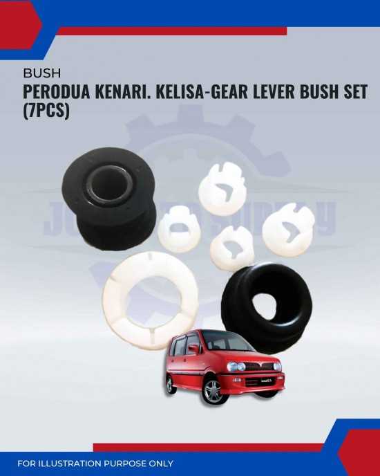 Gear Lever Bush Set (7pcs)-Kenari-Kelisa Gear Lever Bush Set (7pcs)-Kenari-Kelisa