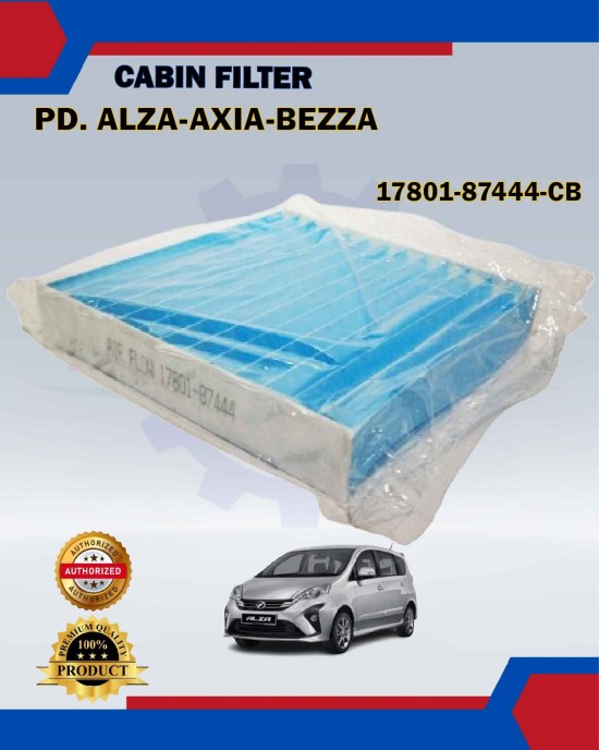 Cabin Filter Carbon (Blue)-Perodua Alza-Bezza-Myvi Lagi Best-Icon-D20N-17801- image