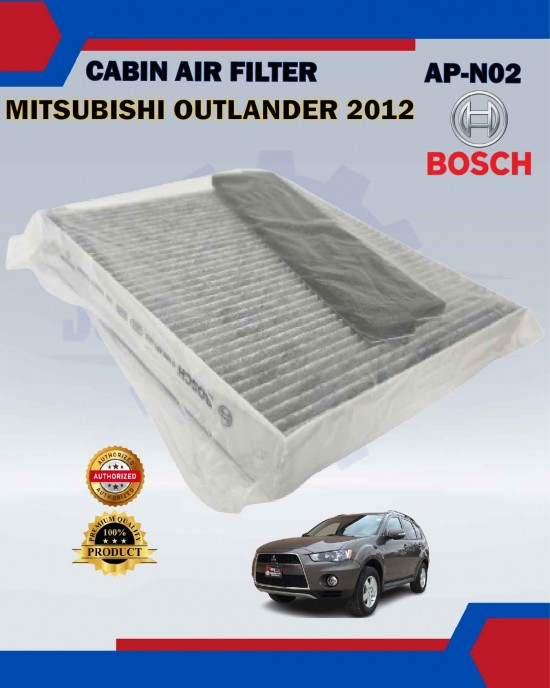 Showing image for Cabin Air-Cond Filter-Mitsubishi Outlander 2012-ASX-Lancer-BOSCH-AP-N02 Cabin Air-Cond Filter-Mitsubishi Outlander 2012-ASX-Lancer-BOSCH-AP-N02 image
