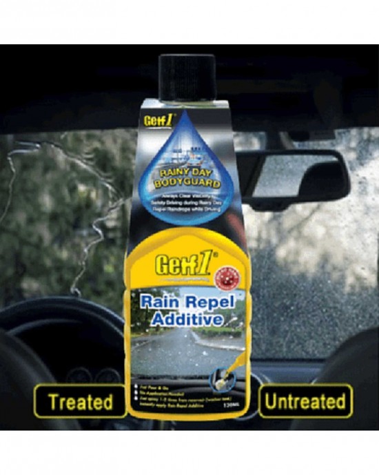 Getf1 Rain Repel Additive - Repel Raindrops while Driving (130ml) Car Care Products image