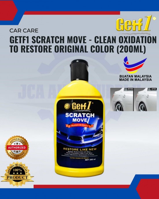 Getf1 Scratch Move - Clean Oxidation To Restore Original Color (200ml) Car Care Products image