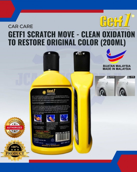 Getf1 Scratch Move - Clean Oxidation To Restore Original Color (200ml) Car Care Products image