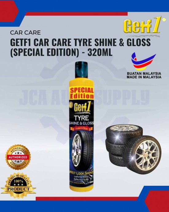 Getf1 Car Care Tyre Shine & Gloss (Special Edition) - 320ml Car Care Products image