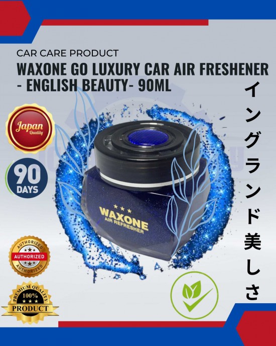 Waxone Go Luxury Car Air Freshener - English Beauty- 90ml image