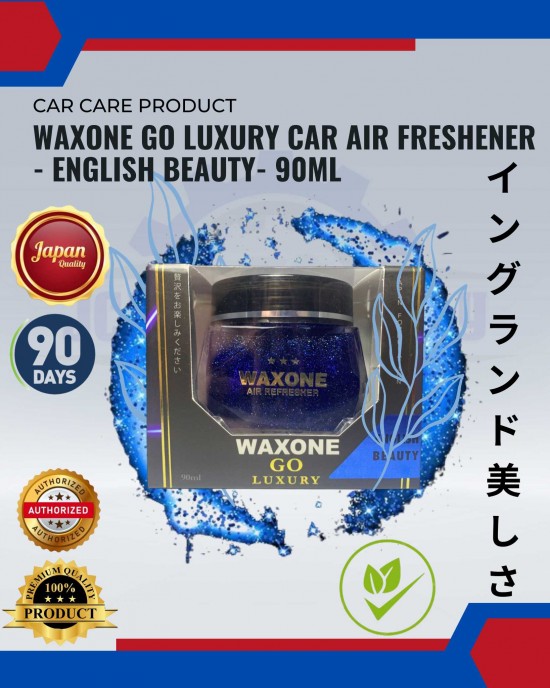 Waxone Go Luxury Car Air Freshener - English Beauty- 90ml image