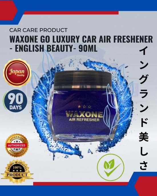 Waxone Go Luxury Car Air Freshener - English Beauty- 90ml image