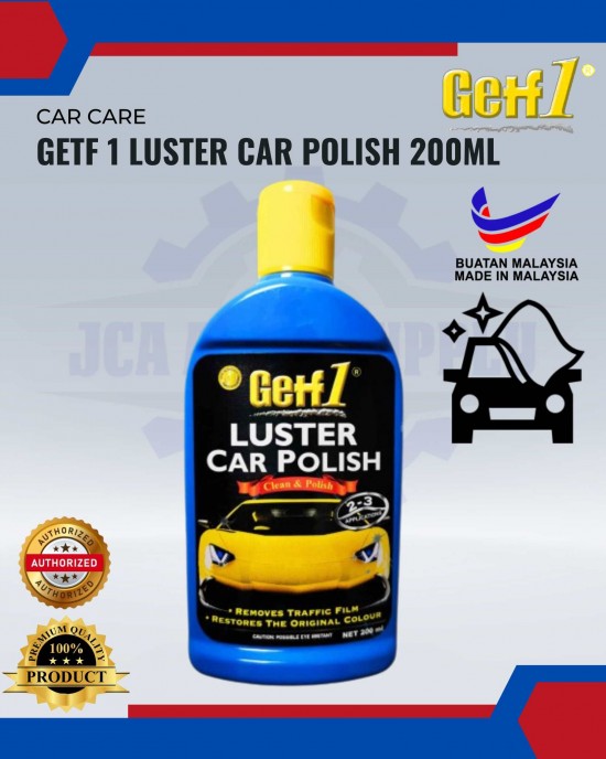 GETF1 Luster Car Polish 200ml Car Care Products image