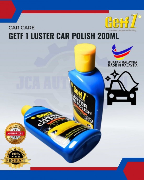 GETF1 Luster Car Polish 200ml Car Care Products image