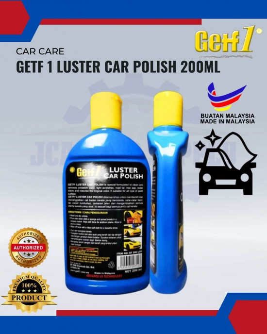 GETF1 Luster Car Polish 200ml Car Care Products image