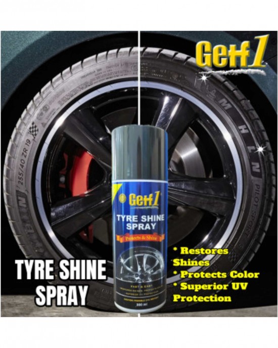 GETF1 Tyre Shine Spray 300ml Car Care Products image