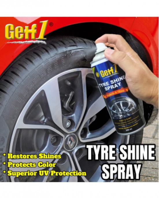 GETF1 Tyre Shine Spray 300ml Car Care Products image