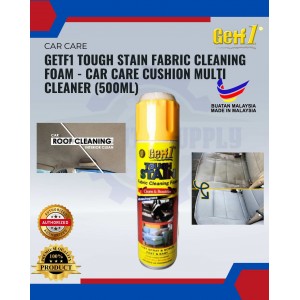 Getf1 Tough Stain Fabric Cleaning Foam - Car Care Cushion Multi Cleaner (500ml)