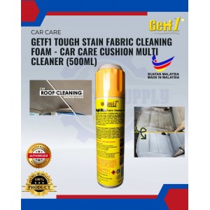 Getf1 Tough Stain Fabric Cleaning Foam - Car Care Cushion Multi Cleaner (500ml)