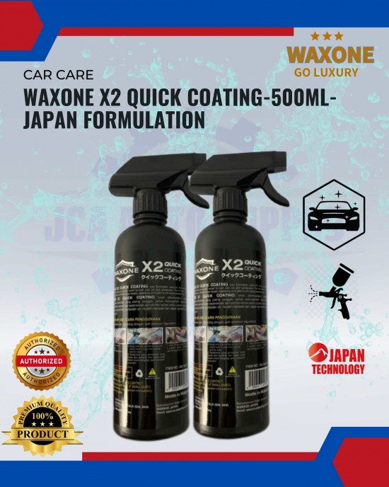 Waxone X2 Quick Coating-500ml-Japan Formulation Car Care Products image