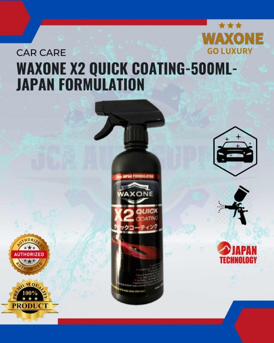 Waxone X2 Quick Coating-500ml-Japan Formulation Car Care Products image