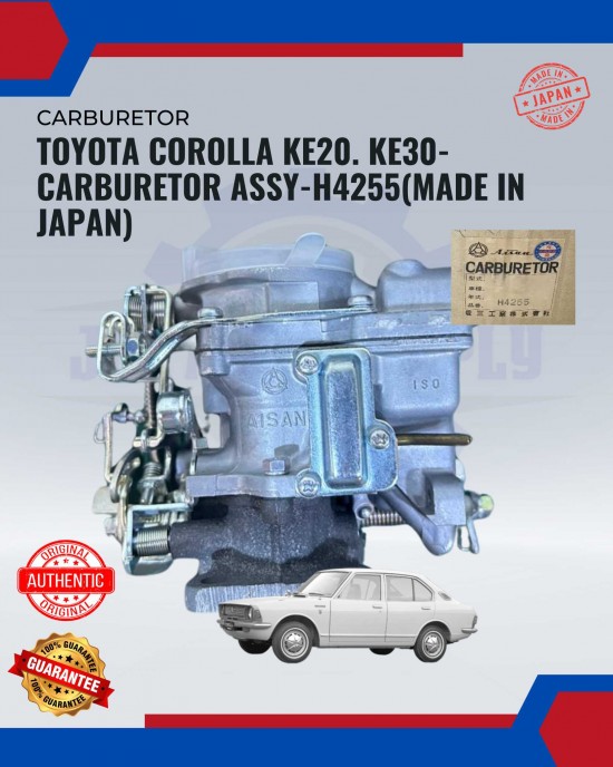 Toyota Corolla KE20. KE30-Carburetor Assy-H4255(MADE IN JAPAN) Suspension Part image