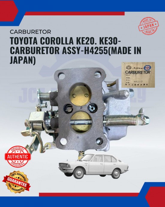 Toyota Corolla KE20. KE30-Carburetor Assy-H4255(MADE IN JAPAN) Suspension Part image