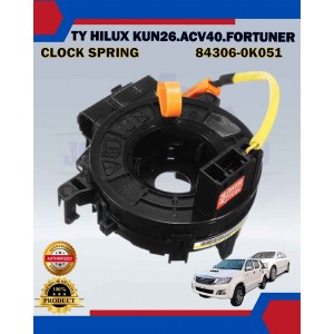 Clock spring-Toyota Hilux KUN25.KUN26.Camry ACV30.ACV40.Vios NCP93.Fortuner TGN51.Innova TGN40.Altis ZZE142-84306-0K051