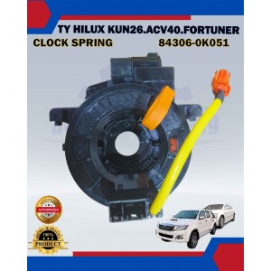 Clock spring-Toyota Hilux KUN25.KUN26.Camry ACV30.ACV40.Vios NCP93.Fortuner TGN51.Innova TGN40.Altis ZZE142-84306-0K051