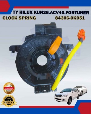 Clock spring-Toyota Hilux KUN25.KUN26.Camry ACV30.ACV40.Vios NCP93.Fortuner TGN51.Innova TGN40.Altis ZZE142-84306-0K051
