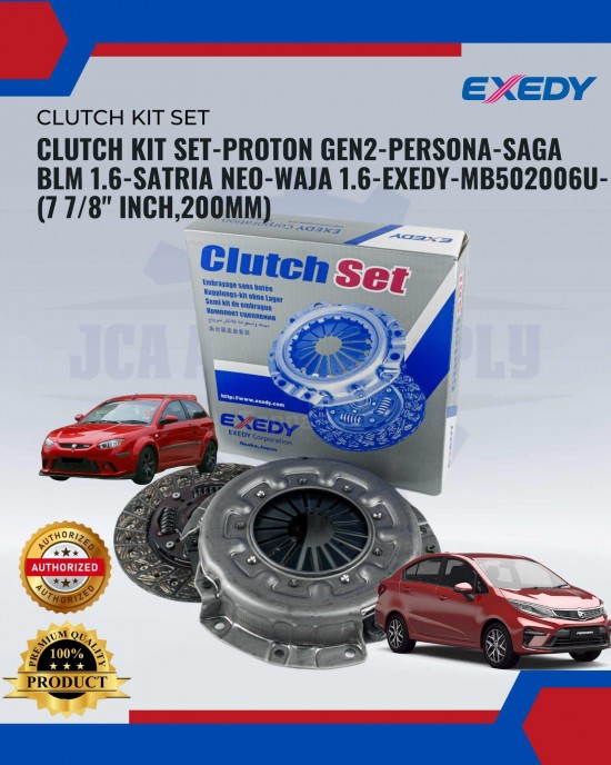 Showing image for Clutch Kit Set-Proton Gen2-Persona-Saga Blm 1.6-Satria Neo-Waja 1.6-Exedy-MB502006U-(7 7/8 Clutch Kit Set-Proton Gen2-Persona-Saga Blm 1.6-Satria Neo-Waja 1.6-Exedy-MB502006U-(7 7/8
