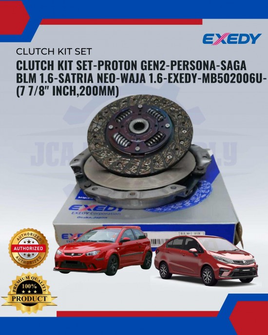 Showing image for Clutch Kit Set-Proton Gen2-Persona-Saga Blm 1.6-Satria Neo-Waja 1.6-Exedy-MB502006U-(7 7/8 Clutch Kit Set-Proton Gen2-Persona-Saga Blm 1.6-Satria Neo-Waja 1.6-Exedy-MB502006U-(7 7/8